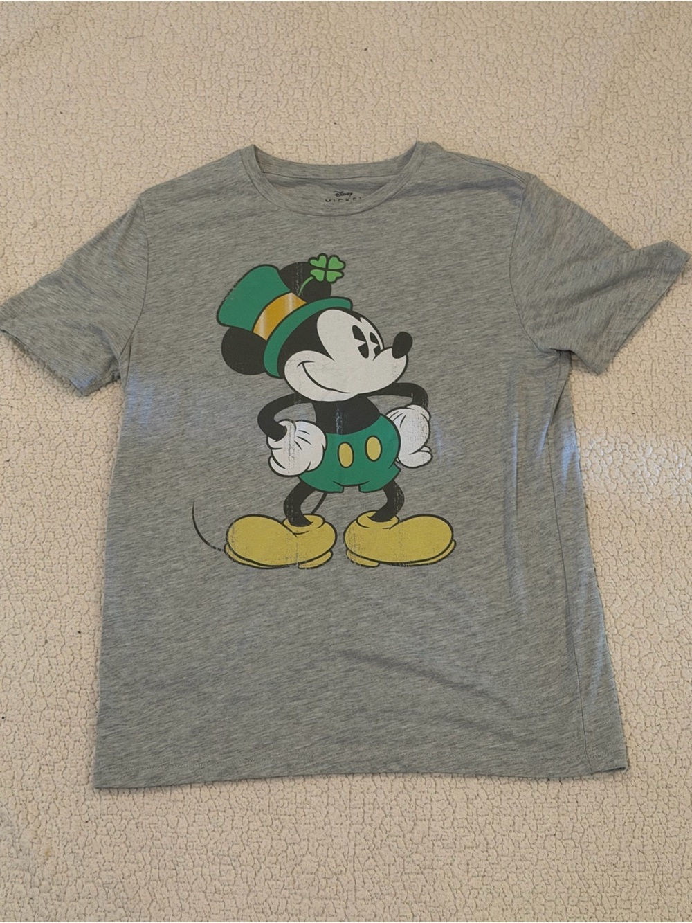 Disney St. Patrick's Day Mickey Graphic Tee Medium
